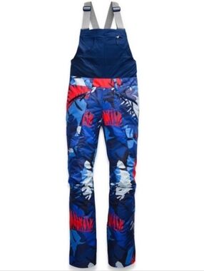NWT The North Face Women's Floral Freedom Snow Bib Pants/Jumpsuit [Size M]